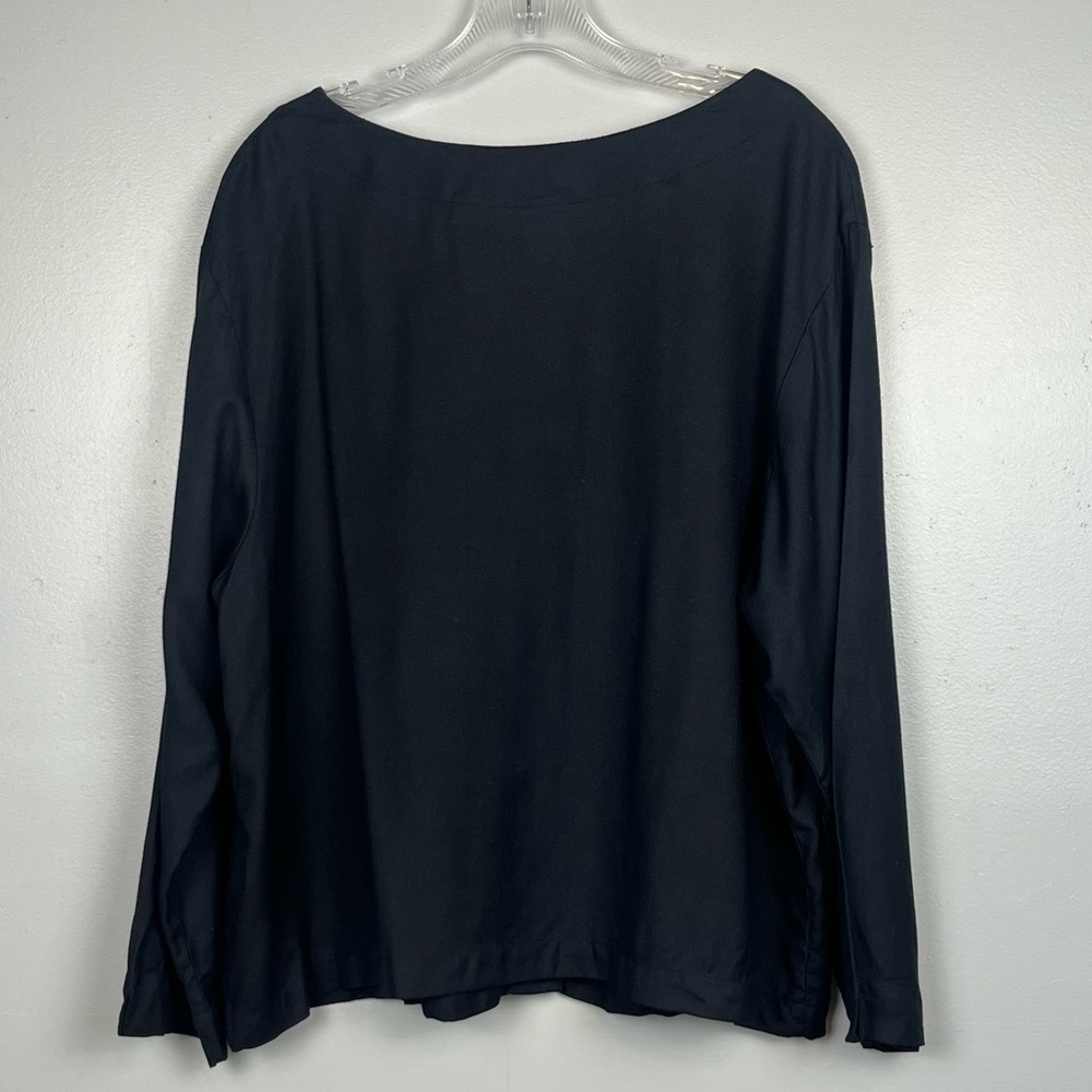 Phool Black Tiger Patch Detail Button Front Boxy … - image 2